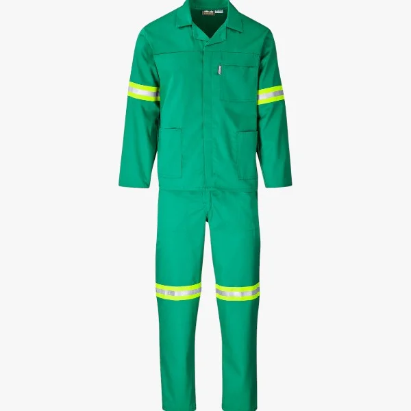 Quick Sale Brands Premium 2 Pc Conti Suit With Reflective Tape Emerald Green