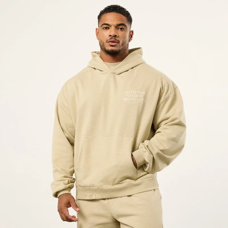 Weekend Specials You Can't Miss Vanquish Bodybuilding Vintage Khaki Boxy Oversized Pullover Hoodie Weekend Specials You Can't Miss Vanquish Bodybuilding Vintage Khaki Boxy Oversized Pullover Hoodie