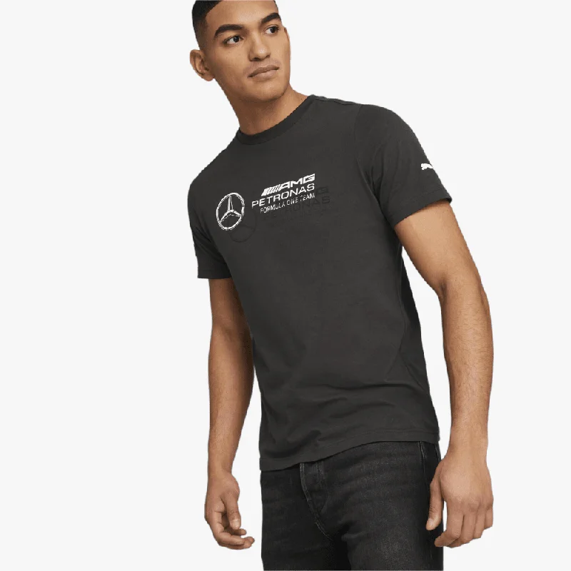 Weekend Bargains Galore Puma Mens Mapf1 Logo Short Sleeve Tee Black