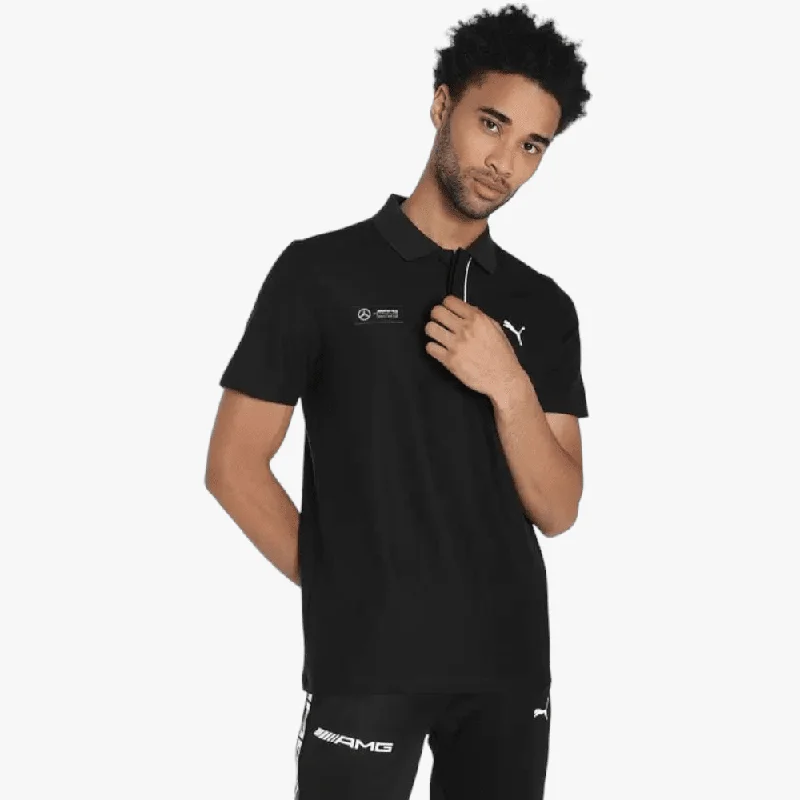 Weekend Offers That Impress Puma Mens Mapf1 Short Sleeve Golfer Black