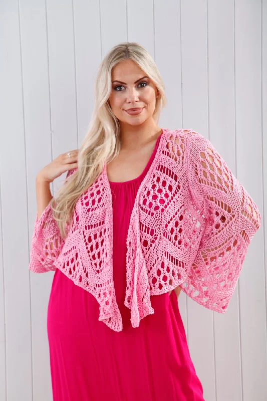 Orlena Cardigan Candy Pink