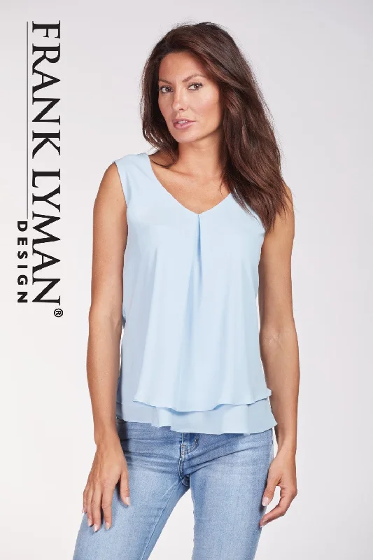 Frank Lyman Top Style 61175-PB Powder-Blue