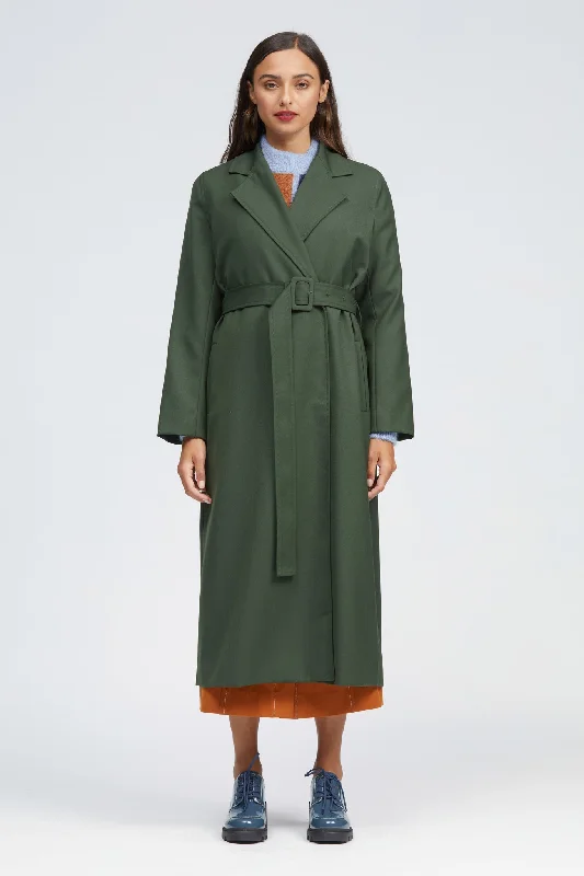 Obel Coat Dark Green