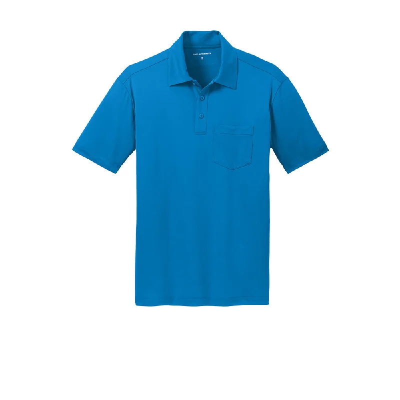 Fantastic Savings #Port Authority Silk Touch  Performance Pocket Polo
