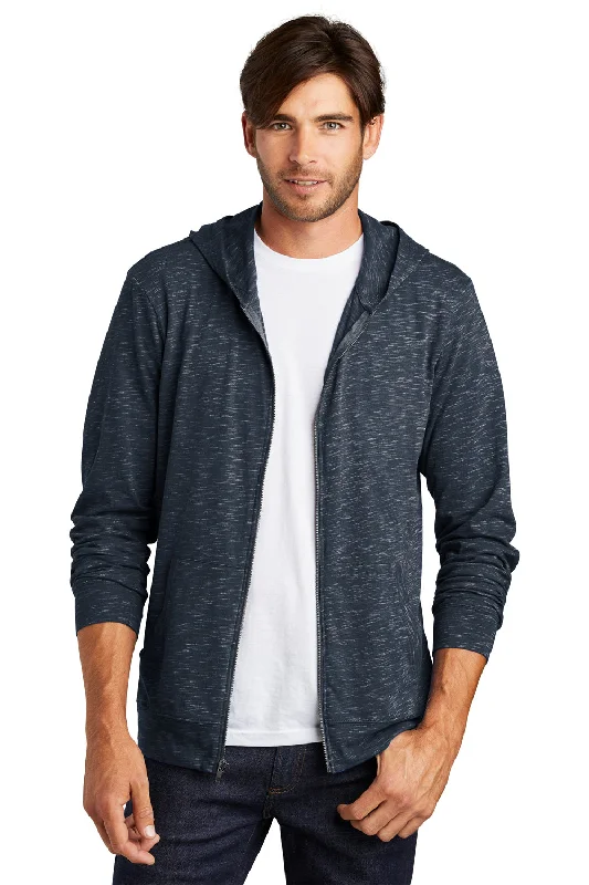 Weekend Deals That Please District Mens Medal Full Zip Hooded Sweatshirt Hoodie w/ Pockets - New Navy Blue Weekend Deals That Please District Mens Medal Full Zip Hooded Sweatshirt Hoodie w/ Pockets - New Navy Blue