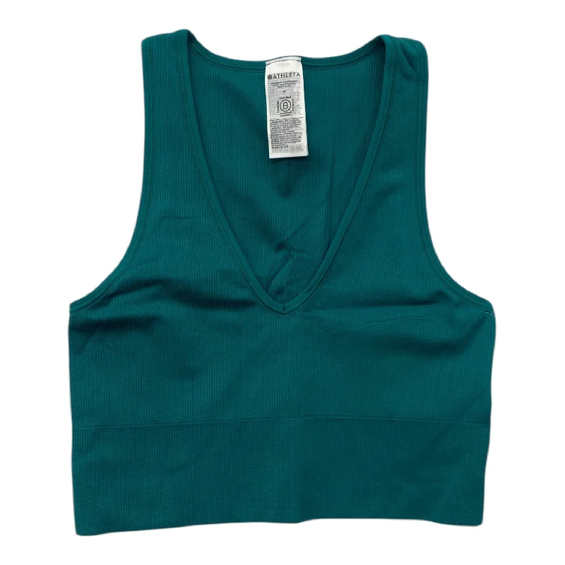 Weekend Deals That Sparkle Athletic Bra By Athleta In Green, Size: M