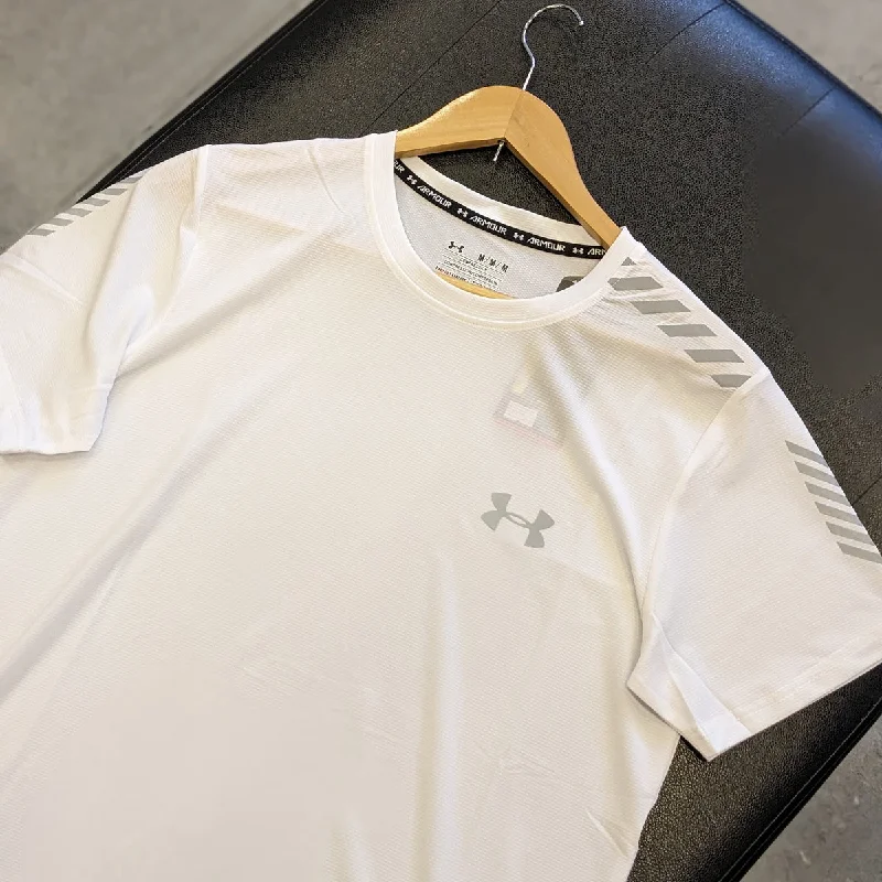 Super Deal UN - Men 'White' Short Sleeve Dry Fit T-Shirt SP02