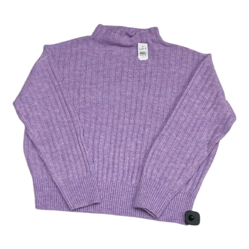 Mega Discount Sweater By Loft In Purple, Size: M