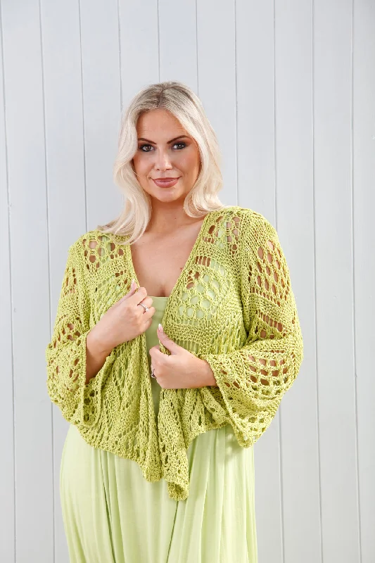 Orlena Cardigan Lime