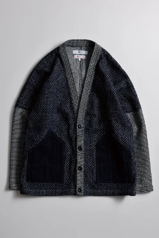 Weekend Shopping Extravaganza PATCHWORK CARDIGAN RINSE