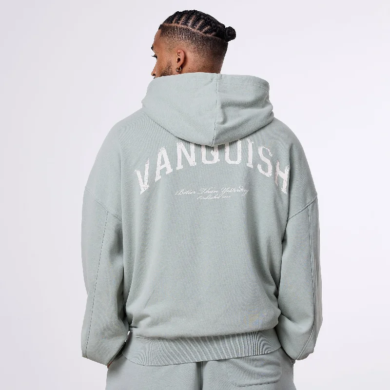 Value Pack Vanquish Better Than Yesterday Washed Green Full Zip Hoodie