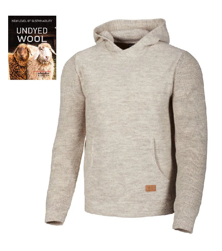 Can't Beat NLS PENTLAND HOOD, 100% OFÄRGAD ULL  — BIRCH