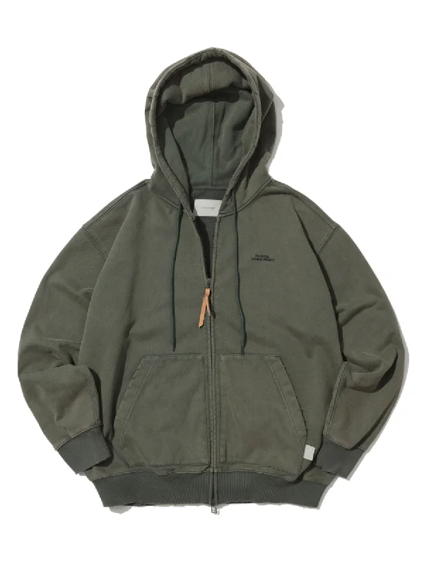 Weekend Offers That Dazzle Washed Zipper Hoodie