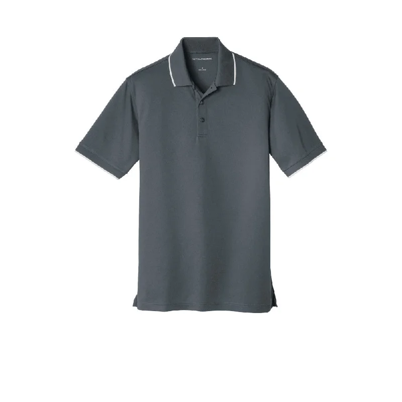 Discount Mania #Port Authority Dry Zone UV Micro-Mesh Tipped Polo
