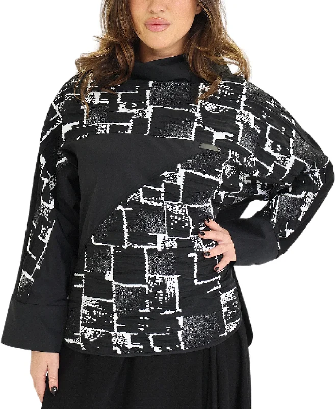 Unwind with Weekend Discounts Mixed Media Top