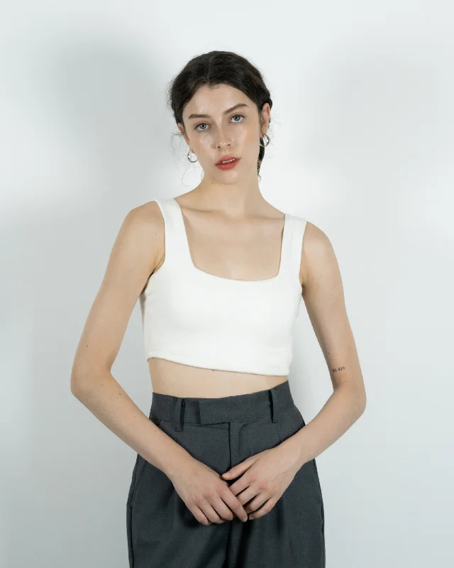 Your Weekend, Your Savings Classic Square Neck Crop Tank Top 2.0