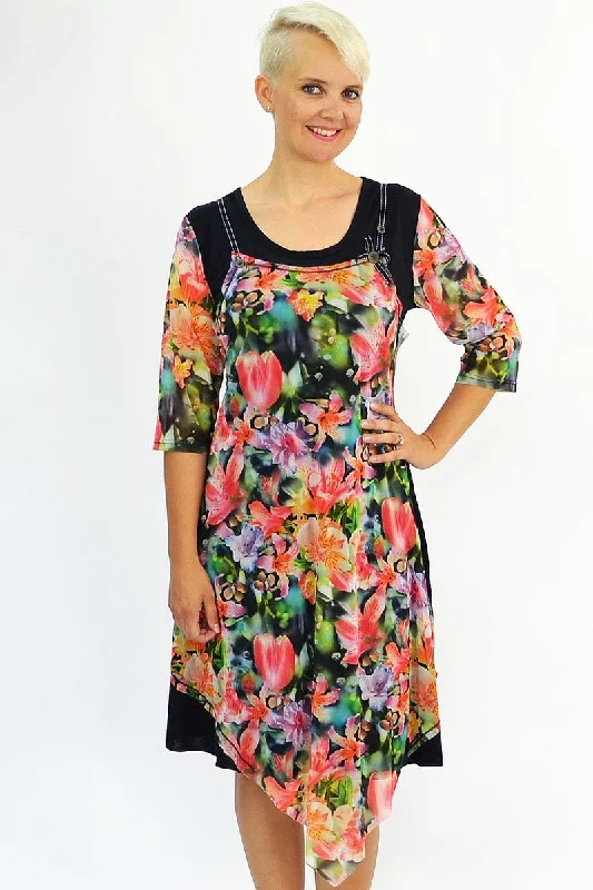 Shirley's Garden of Flowers Tunic