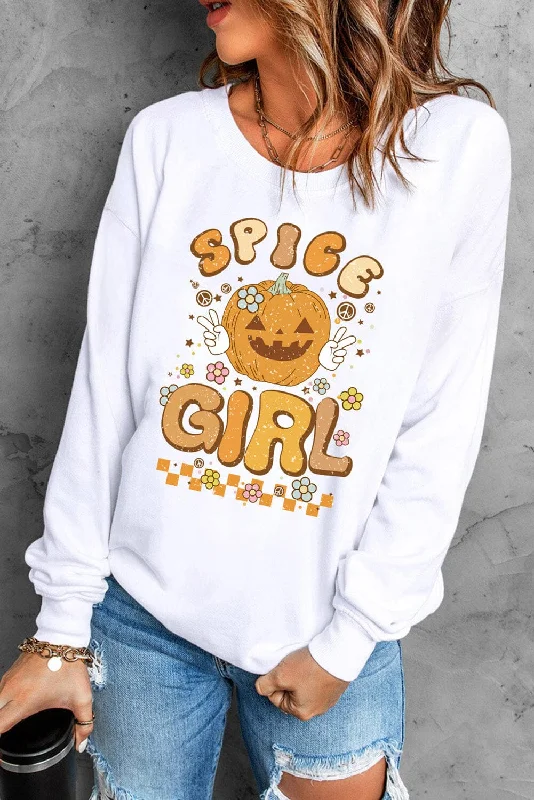 Long Sleeve SPICE GIRL Graphic Sweatshirt