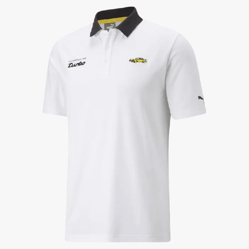 Weekend Bargains to Snag Puma Mens Porsche Polo Golfer White