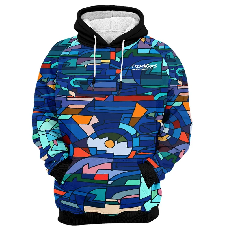 Sale Event Abstract Mosaic Hoodie
