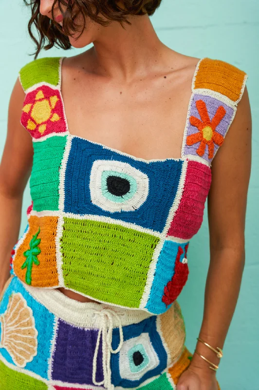 Crochet Patchwork Top