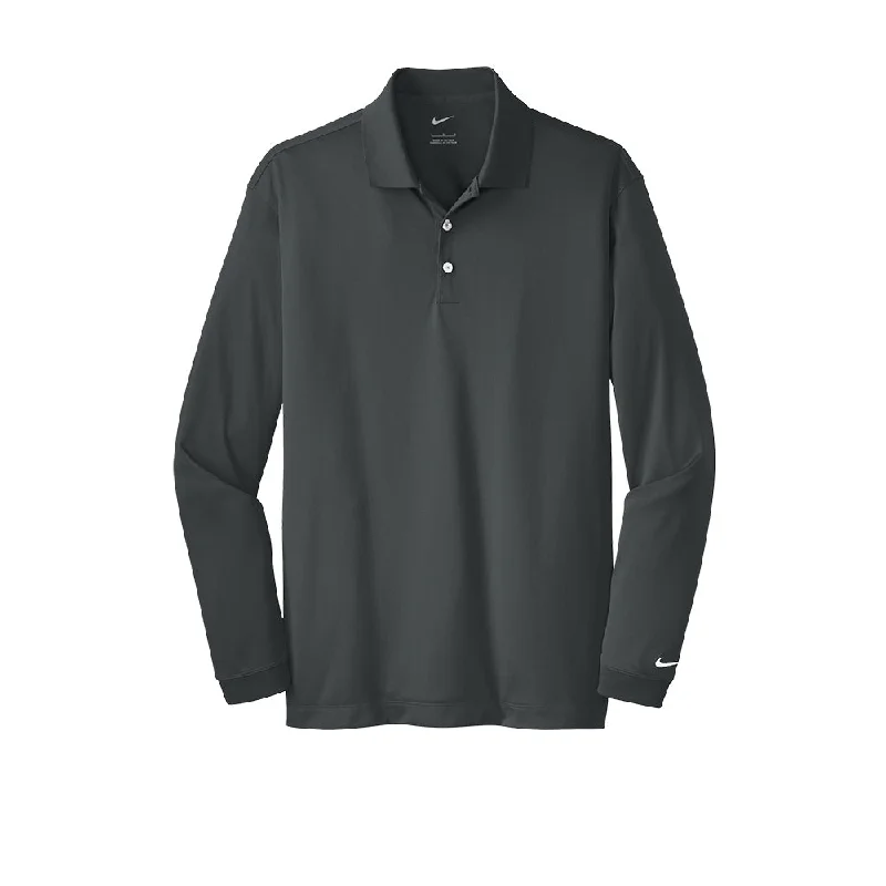 Midnight Sale Nike Long Sleeve Dri-FIT Stretch Tech Polo