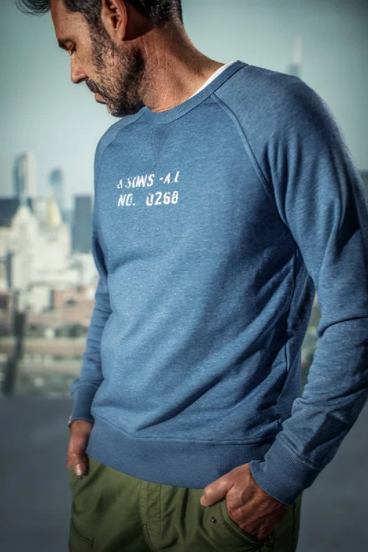 Weekend Bargains to Relish &SONS DECK Sweatshirt Sky Blue
