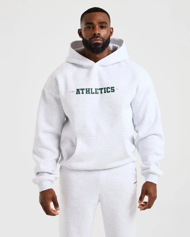 Savings Galore Athletics Oversized Hoodie - Grey Marl