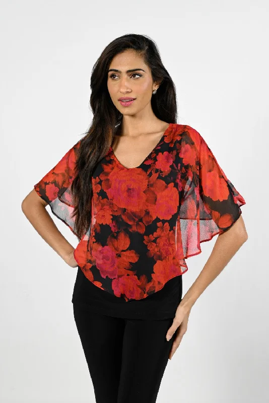 Frank Lyman Top 224176 Black/Red