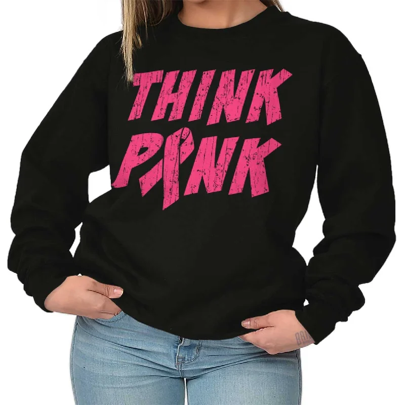 Think Pink Crewneck Sweatshirt