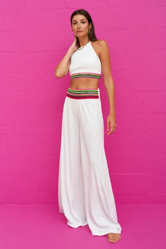 Pima Halter Top and Pant Set