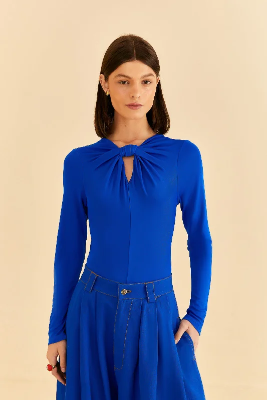 Time-Limited Offer Bright Blue Long Sleeve Body