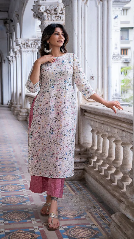 AALIA LINEN KURTA