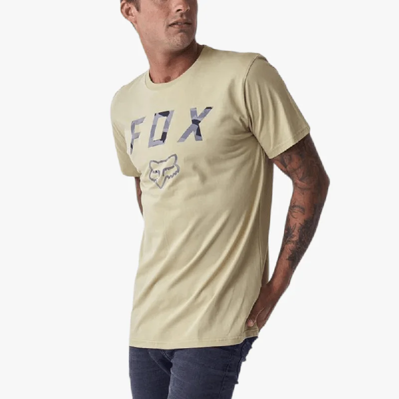 Mega Deal Fox Mens Camo Moth Short Sleeve Tee Bark