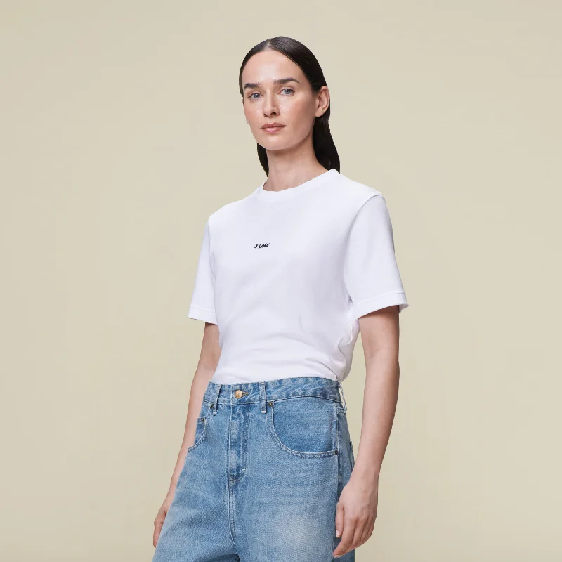 Cherry Tee Lois Center - Cropped Tee