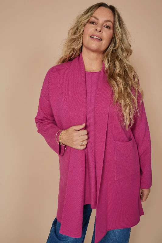 Alawa Cardigan - Magenta