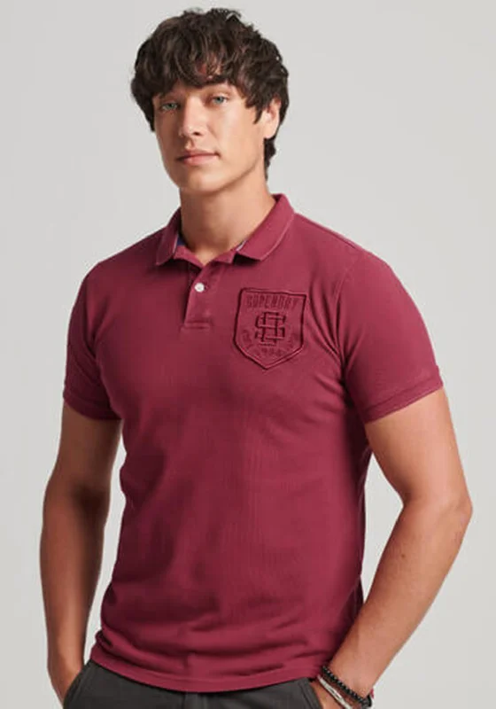 Customer Appreciation Sale Superdry Vintage Superstate Polo Shirt, Rhubarb