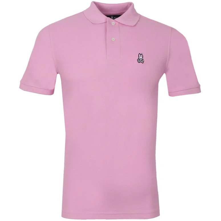Fantastic Deals ID24312-Psycho Bunny Pink Classic Polo