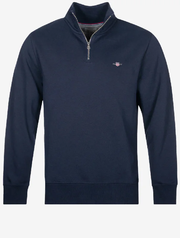 Weekend Deals That Amaze Regular Fit Shield Sweatshirt mit halbem Reißverschluss Abendblau Weekend Deals That Amaze Regular Fit Shield Sweatshirt mit halbem Reißverschluss Abendblau