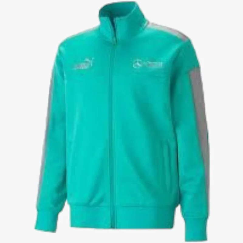 Closeout Puma Mens Mapf1 Mt7 Monochrome Track Jackat Spectra Green