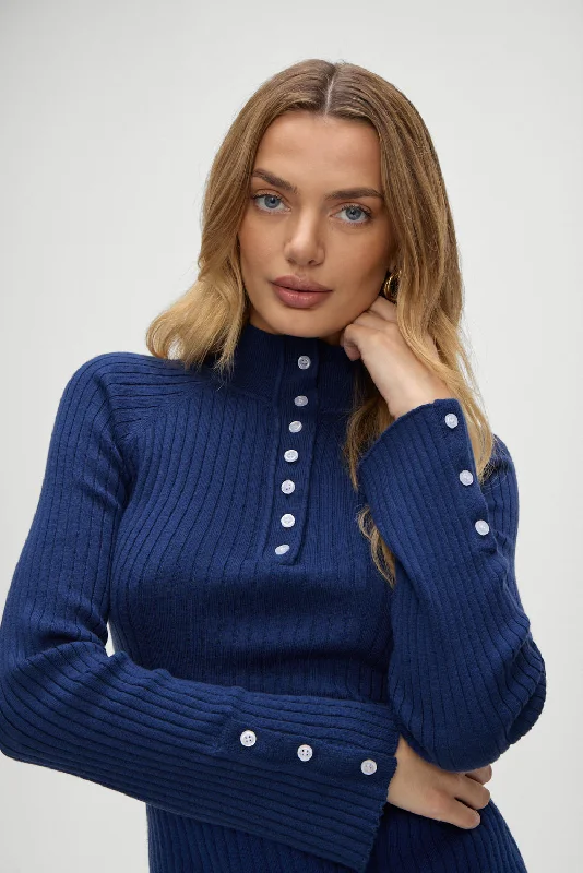 Super Deal Duke Sweater - Midnight Blue