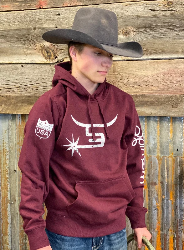 Weekend Shopping Extravaganza Men’s Maroon Hoodie