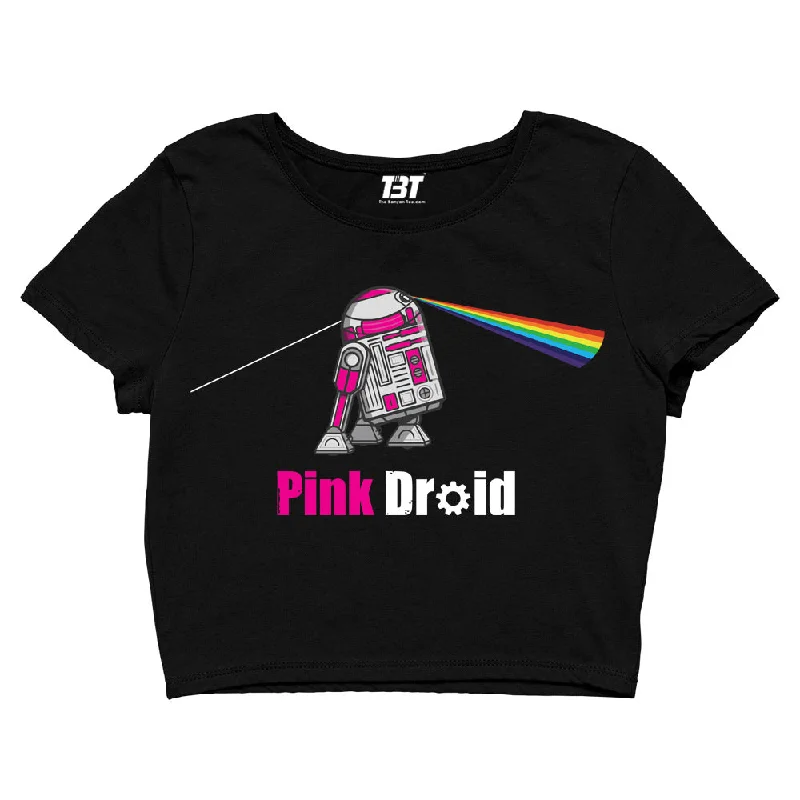 Pink Floyd Crop Top - Pink Droid