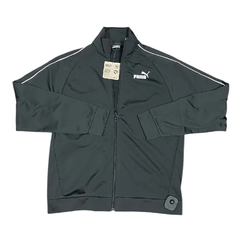 Weekend Bargains Just for You Athletic Jacket By Puma In Black & White, Size: S