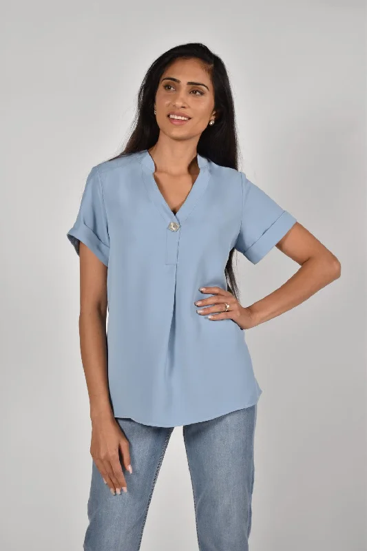 Frank Lyman Top 221163 Misty-Blue