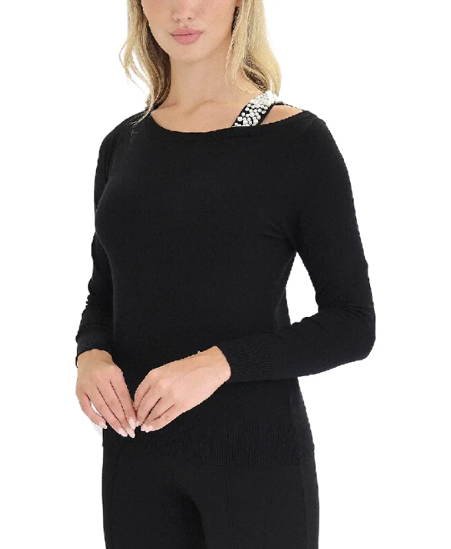 Weekend Special Sweater w/ Pearls