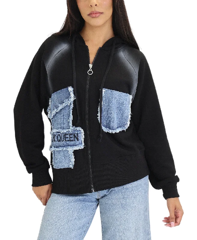 Closeout Deal Hoodie w/ Denim
