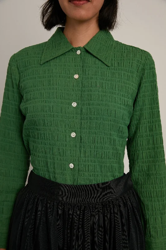 Ruta Buttondown - Pickle Crinkle