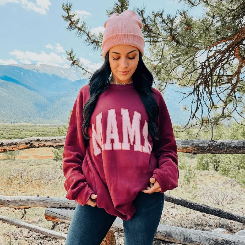 Fall Mama Sweatshirt - Maroon