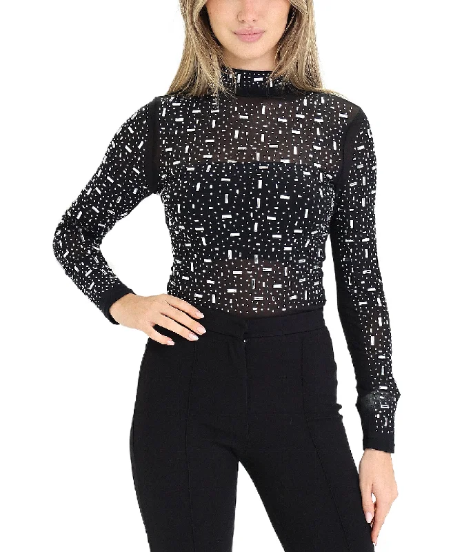 While Supplies Last Crystal Mesh Bodysuit